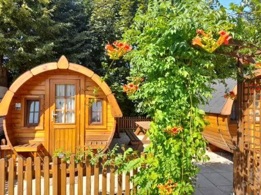 Schlaffass-Camping Gutshof Donauried Günzburg Exterior foto